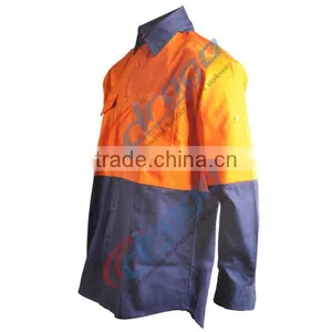 UPF 50+ Cotton Drill UV Protection Long Sleeve Shirts thumbnail-1