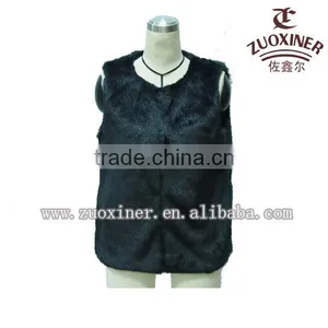 2017 Newest Style Cheap Fur Vests Femme thumbnail-1