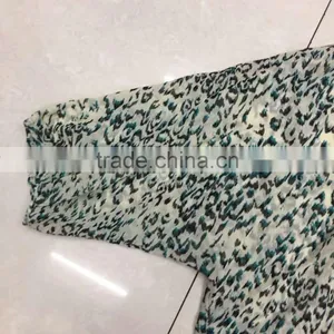 2017 Latest Fashionable Ladies Leopard Print Chiffion Blouse thumbnail-3