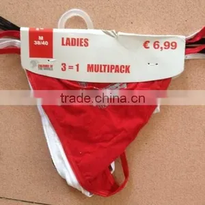 Wholesale Sexy T-back Lingerie Women's Fashion Sexy Briefs Underpants thumbnail-2