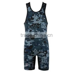 China Wrestling Singlets Gym Custom Tight Bodaywear thumbnail-1