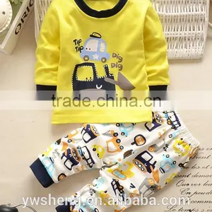 Latest Embroidery Designs Suits 100% Cotton Children Baby Christmas Striped Pajamas thumbnail-3