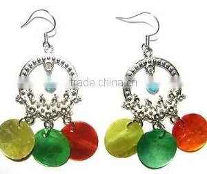 Fashion Seashell Earring. Shell Jewelry thumbnail-1