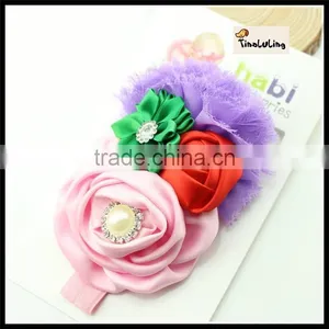 1.5X 36cm Flower Hairband Baby Headband Girls Hair Accessories TLLC-50 thumbnail-4
