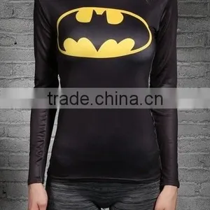 New Batman Plan Style High Quality Women Fitness Compression thumbnail-1