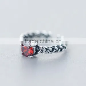 F20061N Women 925 Silver Ring Diamond Ring Latest Finger Ring Designs thumbnail-1