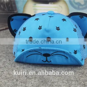 Unisex Kid Child Baseball Cap Snapback Hat Cute Cat Ears Cap thumbnail-6
