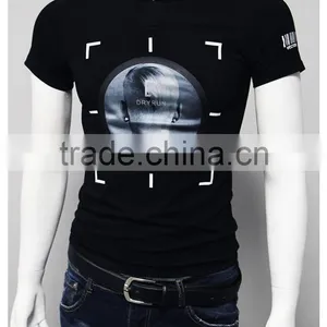 China Factory Good Quality Fashion Printed Short Sleeve Men t Shirt thumbnail-3