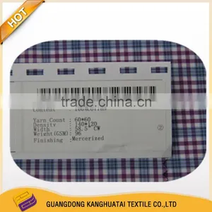 High Quality 100% Cotton Grid Mercerized Fabric thumbnail-1