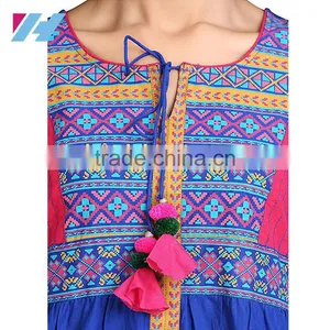 Ladies New Fashion Apparel Fancy Long Kurta Design thumbnail-3