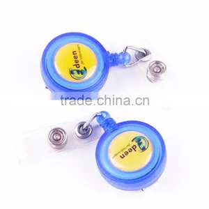 Round Plastic Retractable Badge Yoyo Reel thumbnail-4
