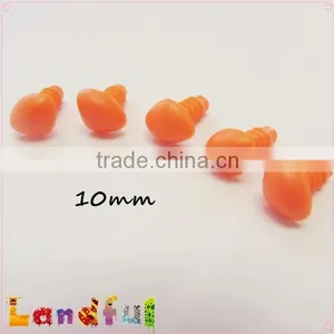 10mm Orange Triangle Nose Safety Plastic Nose Stuffed Cat Nose Craft Toy thumbnail-3