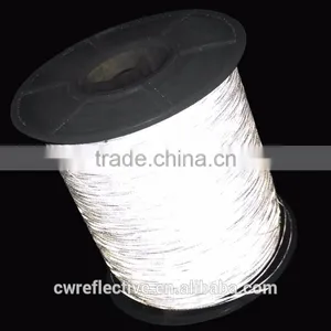 Double Sides 1.0mm Stitch Glass Beads Reflective Thread at the Edge of Webbing thumbnail-3