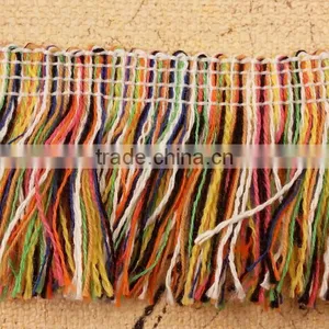 Hot Sale Colorful Pompom Curtain Tassel Lace Fashion Lace Trimming for Garment thumbnail-3