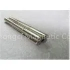 Long N35 1mm / 10mm Sintered Neodymium Cylinder Magnets With Ni Shiny Surface thumbnail-1