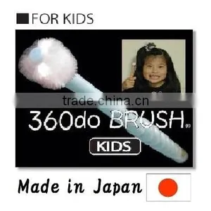 Japan 360 Degree Toothbrush English Version For Kids ( Pink Blue Orange Green ) Wholesale thumbnail-1