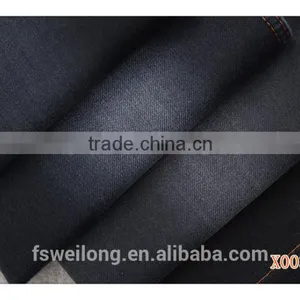 X0039-1A Cotton/polyester/spandex Sulfur Black Double Layer Soft Stretch Fabric thumbnail-4