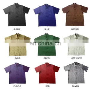 Lofbaz Men Jacquard Shirts Casual Button Down Vintage Paisley Patterned thumbnail-2