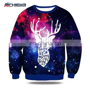 High Quality Christmas Sweater Knitted Ugly Christmas Sweater thumbnail-1