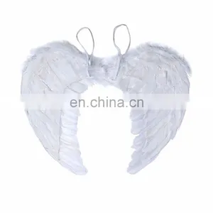 Adult Feather Angel Fairy Wings 55 X40 Halloween Costume Accessory Fancy Dress Party thumbnail-2