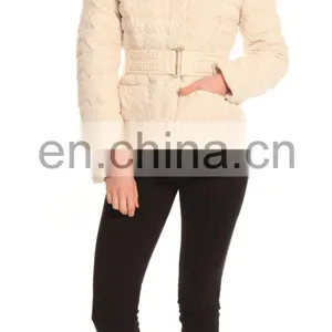 Slim Custom Size Two Waist Pockets Down Jacket Women Winters thumbnail-2