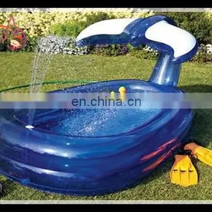 Inflatable Blue Fish Pool Inflatable Swimming Pool Water Play Toys thumbnail-1