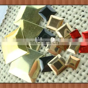 2013 Hot Sale Fashion Design Square/round and Many Colors Decorative Nailhead for Shose thumbnail-1