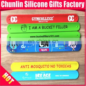 Cheapest Custom Silicone Slap Bracelet Manufacturer thumbnail-1