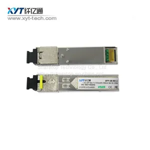 100% Original Compatible Huawei Cisco ZTE 1.25g BIDI SFP T1490nm/R1550nm Transceiver Module 80km thumbnail-1