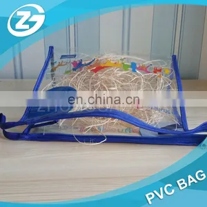 Hot Sale Waterproof PVC Cosmetic Clear Zipper Bag thumbnail-2