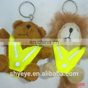 Hot Selling Cute Animal Reflective Doll in Keychain Dolls in Bulk Reflective Animal Nesting Dolls Reflective Safety Pet thumbnail-1