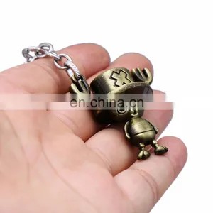 Anime One Piece Keychain Figure Model Tony Chopper Key Ring thumbnail-4