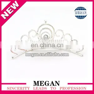 Cheap Fashion Rhinestone Pageants Tiaras Beauty Queen Crowns thumbnail-3