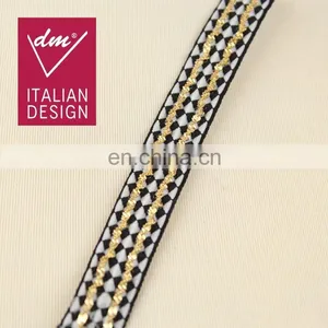 Fashional Designed Black and White Ribbon Lace for Garments thumbnail-1