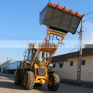 1.5ton Mini Front End Wheel Loader With Wood Splitter thumbnail-1