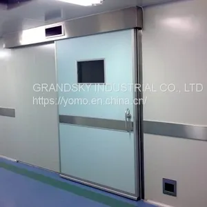 High-quality Operating Room Automatic Door Medical Purification Hospital Steel Sliding Airtight Door thumbnail-3