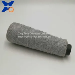Nm13 Grey Microfiber Half Fancy Yarns Could Not Pass Needle Detector Conductive Touchsreen Yarns for Warmer Gloves-XT11273 thumbnail-5