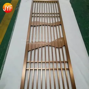 Foshan Manufactory China Manufacturer Multiple Selection Metal Screen Portable Decorative Room Divider thumbnail-1