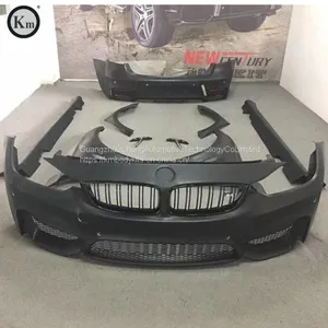 KM For 2013-up F30 F35 TUNING M3 Wide Body Bumper Body Kits Fenders FRP Fiber Glass Material thumbnail-1