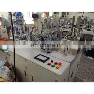 120Pcs/MinServo Motor Mini Full Automatic Mask Earloop Ear Band Welding Machine With Feeder High Speed Full Servo PLC thumbnail-4