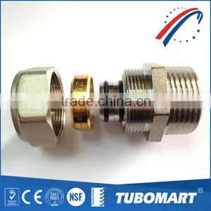 China Factory High Quality TM-100 Male Straight Screw Fitting Brass Fitting for PAP Pipe thumbnail-2
