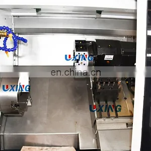 Higher Precision Gang Type Tool 45 Degree Slant Bed TCK6336 Small Cnc Lathe Machine Turning Center thumbnail-4