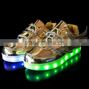 2016 New Products Cool Fashion Rechargeable LED Light up Kids Shoes, Hot Sale High Quality LED Shoes Kids Running Sneaker thumbnail-6