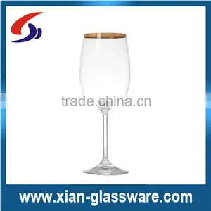 Promotional Wholesale Wine Glass With Gold Rim/wine Glass Cup thumbnail-1