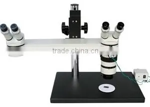 TS-80S Dual Head Teaching Zoom Stereo Microscope thumbnail-1
