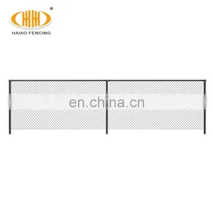 2021 New Arrival Black PVC Coated Chainlink Fence Chain Link Fence for Football Playground thumbnail-4