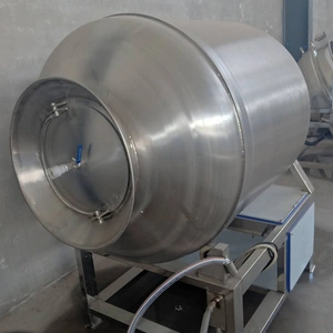 Vacuum Meat Tumbling Machine Stainless Steel Tumbler Beef Meat Roll Kneading Machine  thumbnail-4
