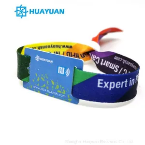 Event Management Bracelet RFID Transponder NFC Fabric Wristbands thumbnail-4