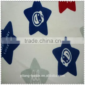 Whit Print Pattern Knit Fabric thumbnail-2