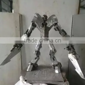 Iron Sculpture Sentinel Prime Cast Iron Western Decor thumbnail-3